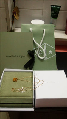 Van  & Arpels 18K Yellow Gold Necklace Alhambra Collection Necklace