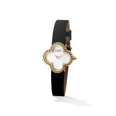 Shenzhen Jeweler VCA Alhambra Vintage Watch small model white mother-of-pearl dial