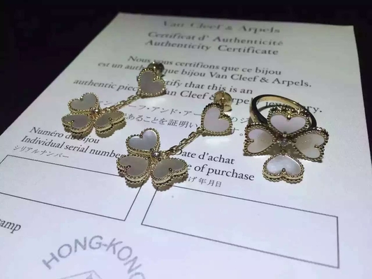 Factory Offer Quality Van Cleef & Arpels Sweet Alhambra 18K Yellow Gold Earring VCARN5PP00