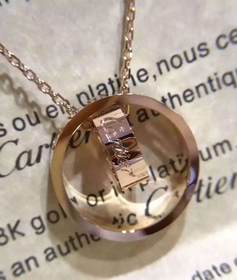 China Jewelry Factory Highest Quality  Brand jewelry  Diamond Necklace Design  Love Necklace 18K Gold