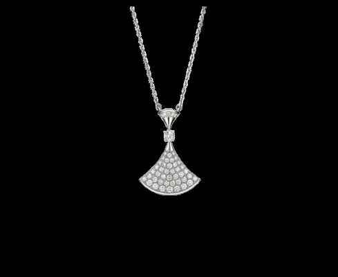   DIVAS’ DREAM necklace in 18 kt white gold with pavé diamonds. Ref. 350066 CL856965
