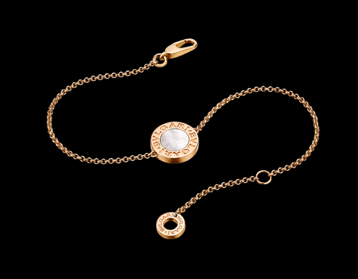   bracelet in 18 kt pink gold with mother of pearl factory wholesale