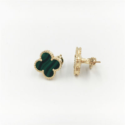 Van  & Arpels Vintage Alhambra earrings in 18K yellow gold from china jewelry factory