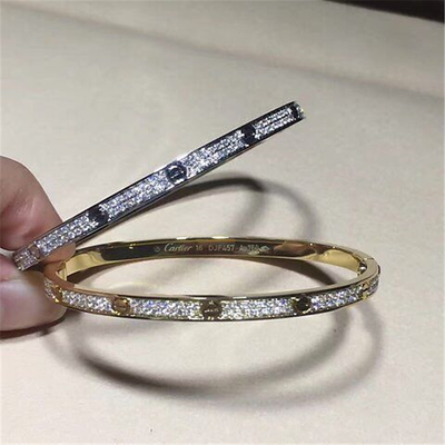  love blacelet 18k gold diamond with white gold or yellow gold