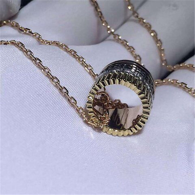   diamonds of  necklace 18kt gold  with yellow gold or white gold