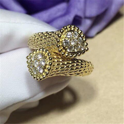  diamonds ring with 18kt gold  with yellow gold or white gold