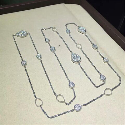  diamonds necklace  18kt gold  with yellow gold or white gold