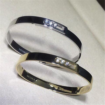  diamonds bracelet  18kt  gold  with yellow gold or white gold