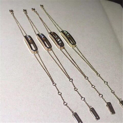  diamonds bracelet 18kt  gold  with yellow gold or white gold or  pink gold
