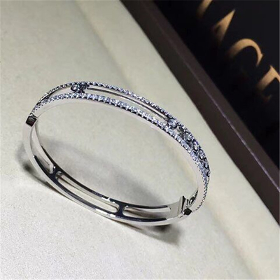  seven diamonds bracelet 18kt  gold   with yellow gold or white gold
