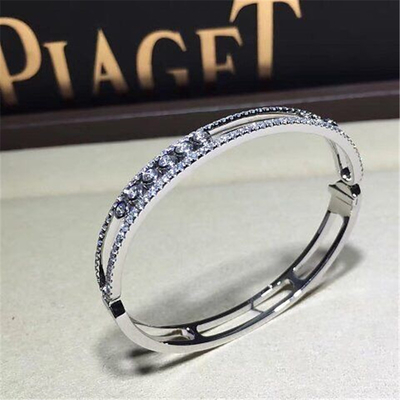  seven diamonds bracelet 18kt  gold   with yellow gold or white gold