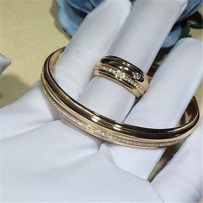 Piaget diamonds bracelet 18kt  gold  with yellow gold or white gold or pink gold