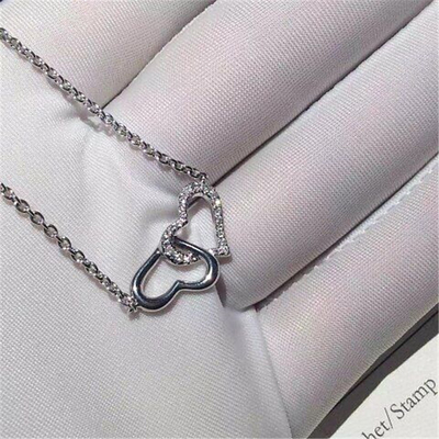 Piaget double love of diamonds necklace 18kt  gold  with white gold or yellow gold or pink gold