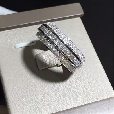 Piaget full diamonds of rotating ring 18kt gold  with yellow gold or white gold