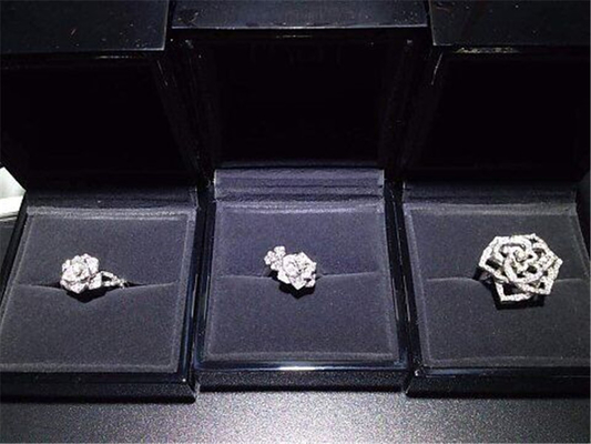Piaget  full diamonds rose ring 18kt gold  with white gold or yellow gold