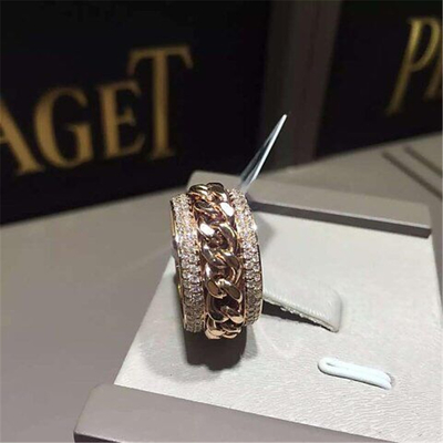 Piaget  diamonds of rotating ring 18kt gold  with yellow gold or white gold