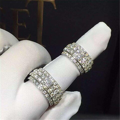 Piaget full diamonds of rotating ring 18kt gold  with yellow gold or white gold total 322 diamonds