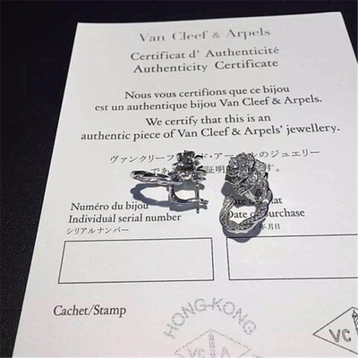 Piaget  diamonds of rose vine  earring 18kt  gold  with white gold or yellow gold