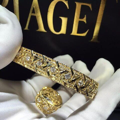  diamonds of rattan plaid ring 18kt gold  with yellow gold