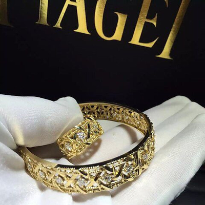  diamonds of rattan plaid ring 18kt gold  with yellow gold