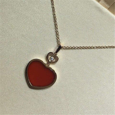 Chopard  diamonds of  love  necklace 18kt gold  with yellow gold or white gold