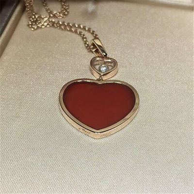 Chopard  diamonds of  love  necklace 18kt gold  with yellow gold or white gold