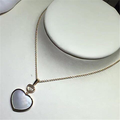 Chopard  diamonds of  love  necklace 18kt gold  with yellow gold or white gold