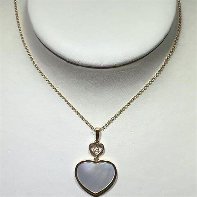 Chopard  diamonds of  love  necklace 18kt gold  with yellow gold or white gold