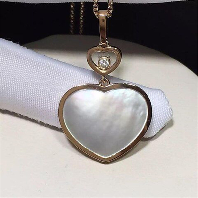 Chopard  diamonds of  love  necklace 18kt gold  with yellow gold or white gold