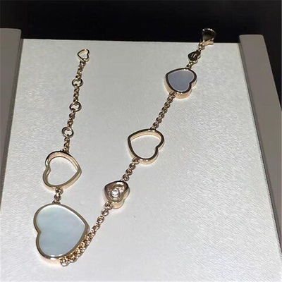 Chopard  diamonds of love bracelet 18kt gold  with yellow gold or white gold