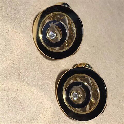 Chopard  diamonds earring 18kt gold  with yellow gold or white gold