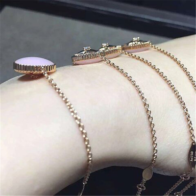  diamonds of star disk bracelet  18kt gold  with yellow gold or white gold