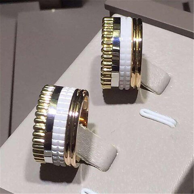 gold ring  18kt  gold  with yellow gold