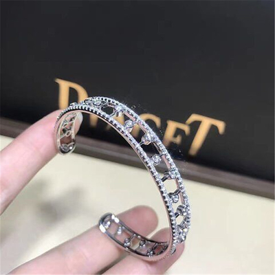  diamonds bracelet  18kt gold with white gold