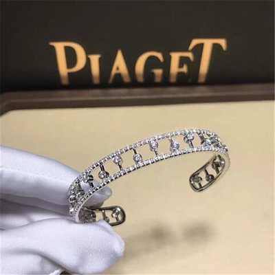  diamonds bracelet  18kt gold with white gold