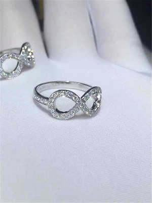   full diamonds of bowknot ring 18kt gold  with yellow gold or white gold or pink gold