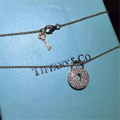   diamonds  key necklace 18kt gold  with yellow gold or white gold or pink gold