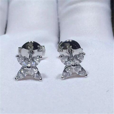   full  diamonds earring 18kt  gold  with white gold or yellow gold or pink gold