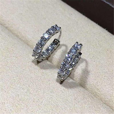   full  diamonds earring 18kt  gold  with white gold or yellow gold or pink gold