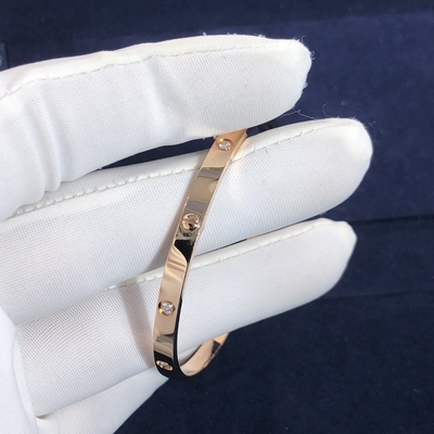 Elegant Car tier 18k Gold Love Bracelet 10 Diamonds Vs Vvs Natural Diamonds Bracelet