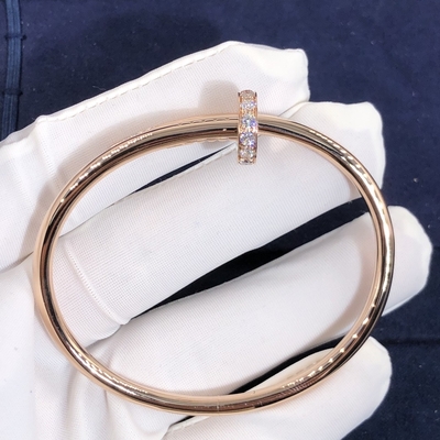 Elegant Car Tier 18k GoldJuste Un Clou Bracelet  Natural Diamonds Real Gold Real Diamonds