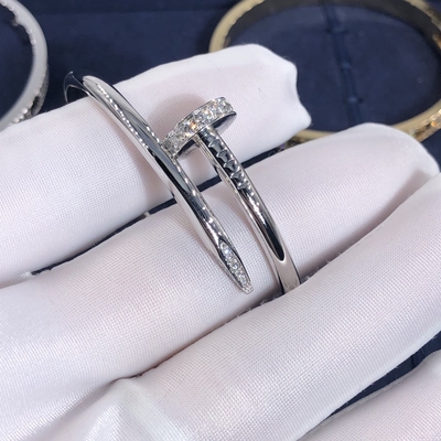 Elegant Car Tier 18k GoldJuste Un Clou Bracelet  Natural Diamonds Real Gold Real Diamonds