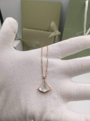   the fan   necklace 18kt gold  with yellow gold or white gold or pink gold