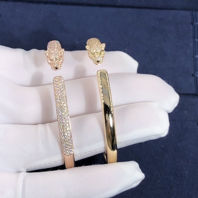 Car Tier 18k Yellow/White/Rose Gold VS/VVS Diamonds PanthèRe De Car Tier Bracelet