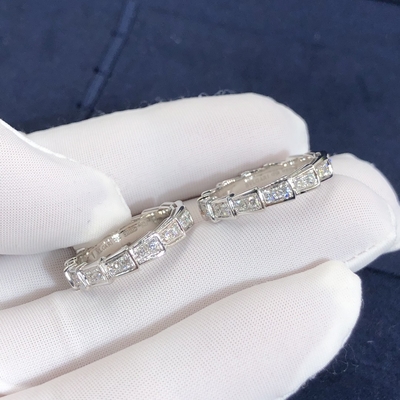 Elegant   Customized 18K Gold   Serpenti Viper Ring Diamond Ring Yellow Gold White Gold