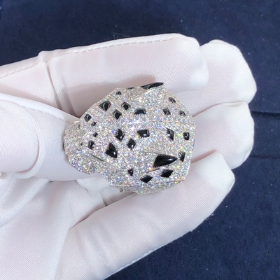 Hot Selling Natural Diamond Jewelry 18k Gold Car Tier PanthèRe De Car tier Ring