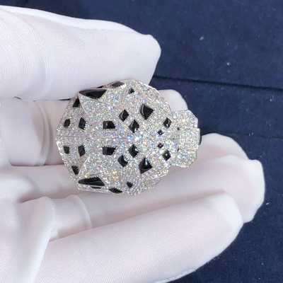 Hot Selling Natural Diamond Jewelry 18k Gold Car Tier PanthèRe De Car tier Ring