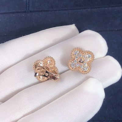 Elegant Factory Make Real Gold Van Cleef & Arpels 18k Gold Vintage Alhambra