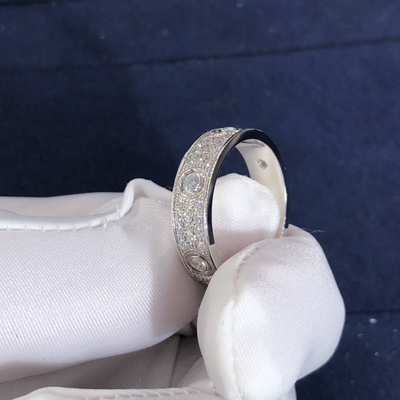 Car Tier LOVE Ring Small Model Factory Custom Fine Jewelry 18k Pure Gold Natural Diamonds Ring