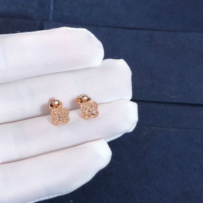 Vanarpels Sweet Alhambra Earstuds 18k Rose Gold Factory Sales Fine Jewelry Earring
